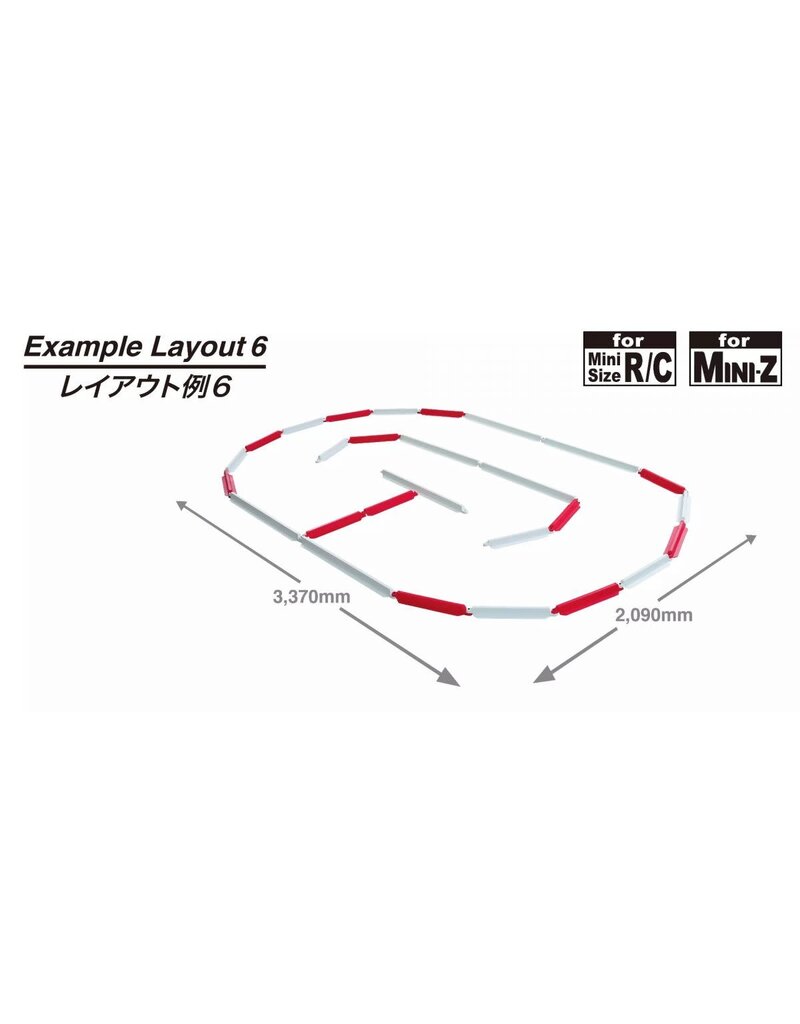 KYOSHO KYO87131 RC CIRCUIT FENCE SET