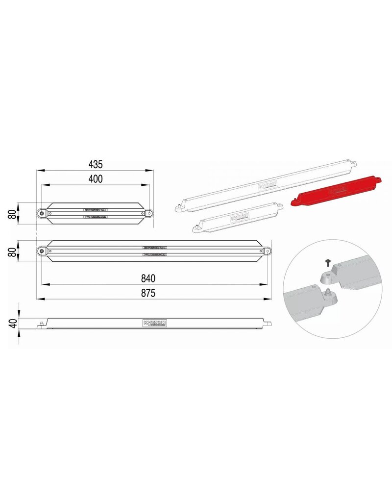 KYOSHO KYO87131 RC CIRCUIT FENCE SET