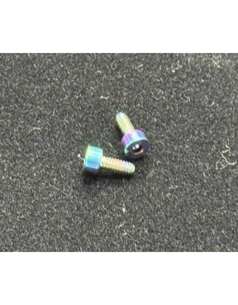 MWX PERFORMANCE MWX MX-R1MS-10 BURNED TITANIUM M2X4.5 MOTOR SCREWS