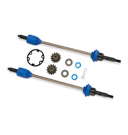 TRAXXAS TRA5551X DRIVESHAFTS, JATO (STEEL CONSTANT-VELOCITY) (ASSEMBLED WITH INNER AND OUTER DUST BOOTS) (1 PAIR)