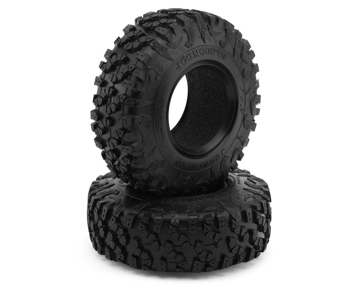 JCO4206-02 FYR "FIRE" 2.2" ROCK CRAWLER TIRES (2) (GREEN) (CLASS 2 - 4.75" OD)