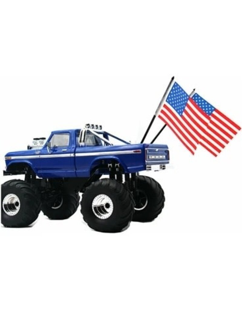 HOT RACING HRATXMT330FM 1/18 "OLD GLORY" AMERICAN FLAG W/ALUMINUM MOUNT