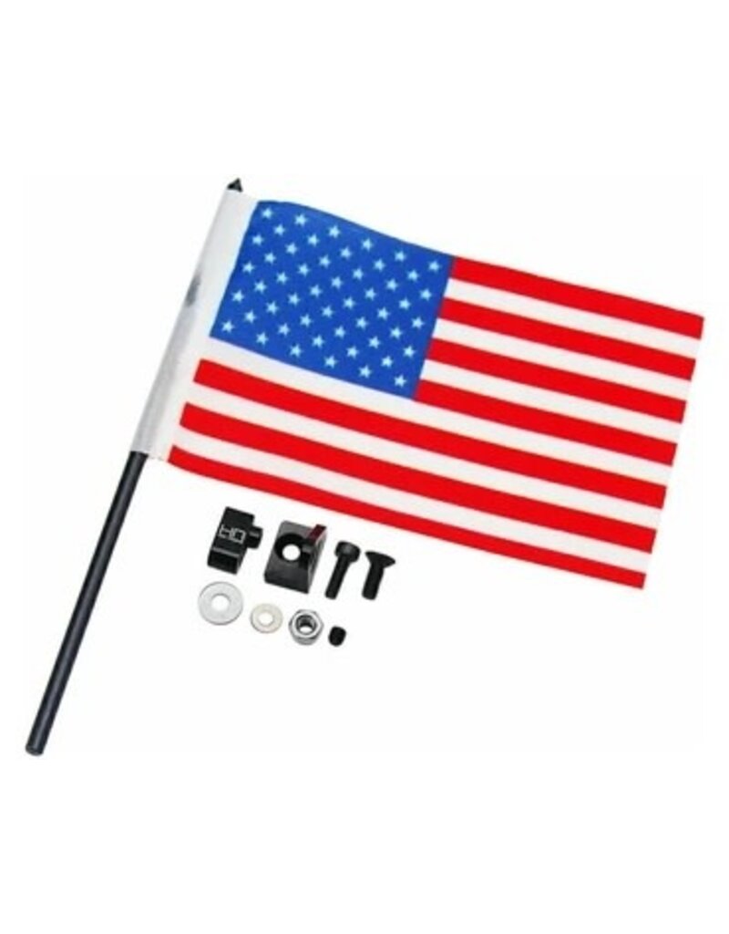 HOT RACING HRATXMT330FM 1/18 "OLD GLORY" AMERICAN FLAG W/ALUMINUM MOUNT