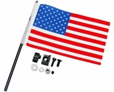 HRATXMT330FM 1/18 "OLD GLORY" AMERICAN FLAG W/ALUMINUM MOUNT