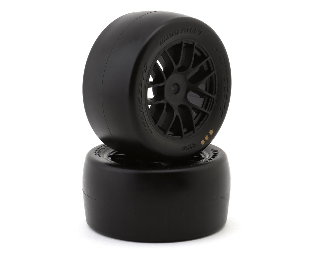 JCO4190-3053916 LOSI NASCAR 1/12 SMOOTHIE 2 PRE-MOUNTED TIRES (2) (G3 - SOFT) W/8MM HEX