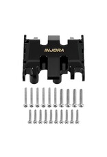 INJORA INJSCX30-06BB AXIAL SCX30 BRASS SKID PLATE (BLACK) (17.8G)