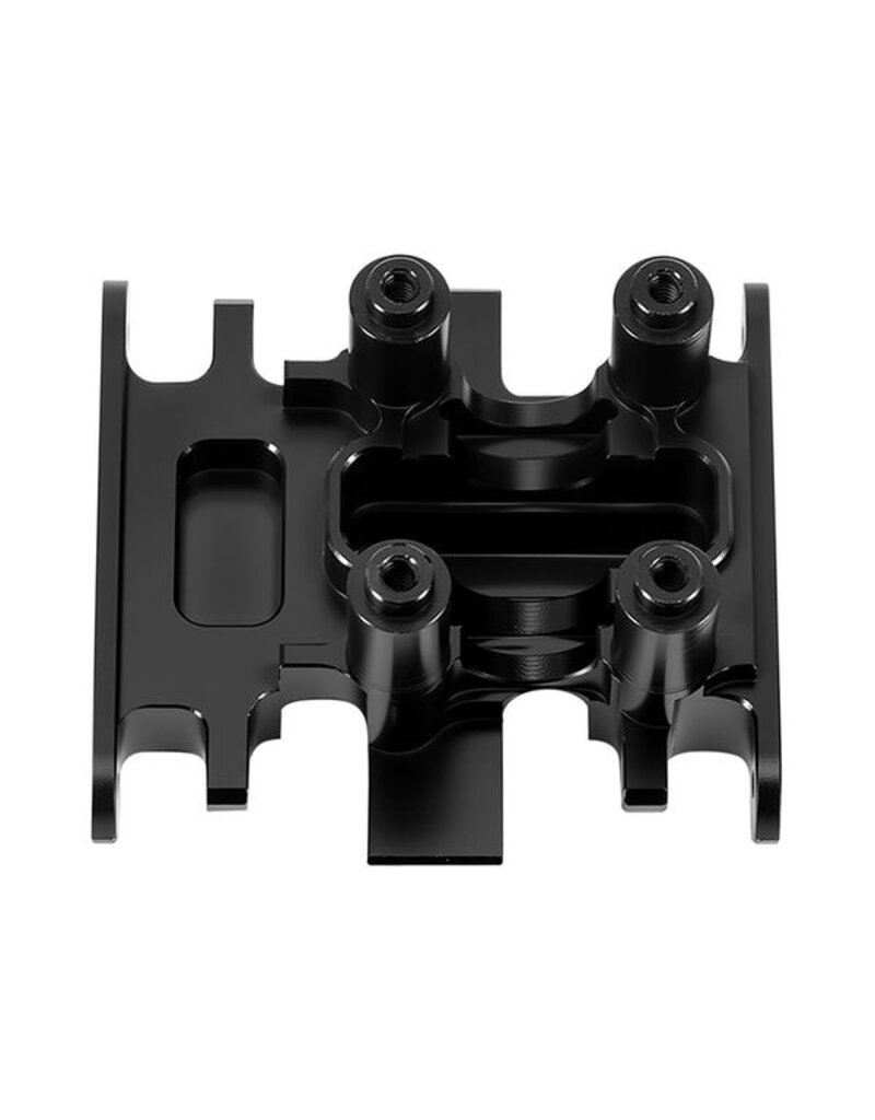 INJORA INJSCX30-06BB AXIAL SCX30 BRASS SKID PLATE (BLACK) (17.8G)