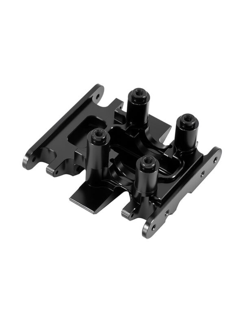 INJORA INJSCX30-06BB AXIAL SCX30 BRASS SKID PLATE (BLACK) (17.8G)
