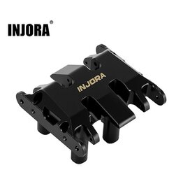 INJORA INJSCX30-06BB AXIAL SCX30 BRASS SKID PLATE (BLACK) (17.8G)