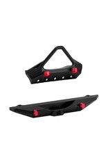 INJORA INJSCX30-2016FR AXIAL SCX30 ALUMINUM STINGER BUMPERS SET (BLACK) (JEEP WRANGLER JLU)
