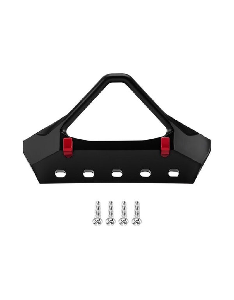 INJORA INJSCX30-2016FR AXIAL SCX30 ALUMINUM STINGER BUMPERS SET (BLACK) (JEEP WRANGLER JLU)