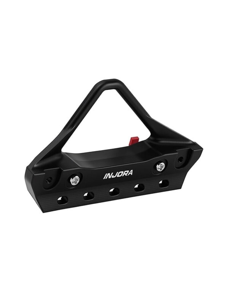 INJORA INJSCX30-2016FR AXIAL SCX30 ALUMINUM STINGER BUMPERS SET (BLACK) (JEEP WRANGLER JLU)