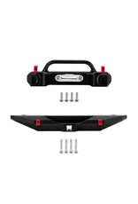 INJORA INJSCX30-1716FR AXIAL SCX30 ALUMINUM BUMPERS SET (BLACK) (JEEP WRANGLER JLU)