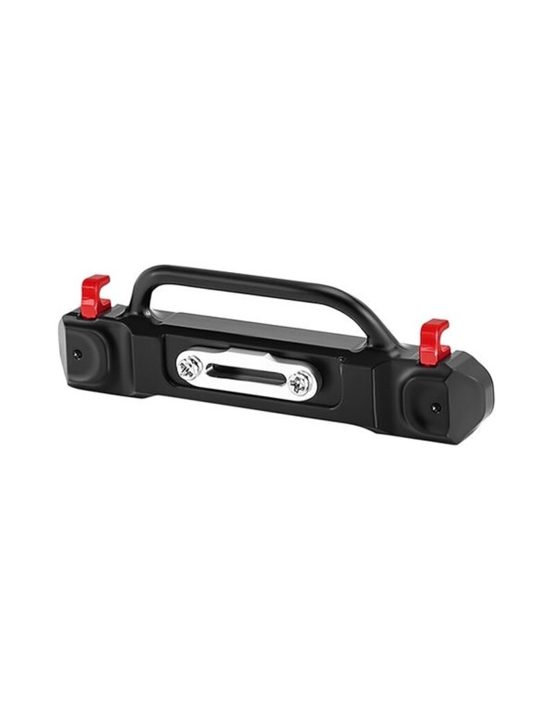INJORA INJSCX30-1716FR AXIAL SCX30 ALUMINUM BUMPERS SET (BLACK) (JEEP WRANGLER JLU)