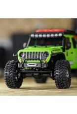 INJORA INJSCX30-1716FR AXIAL SCX30 ALUMINUM BUMPERS SET (BLACK) (JEEP WRANGLER JLU)