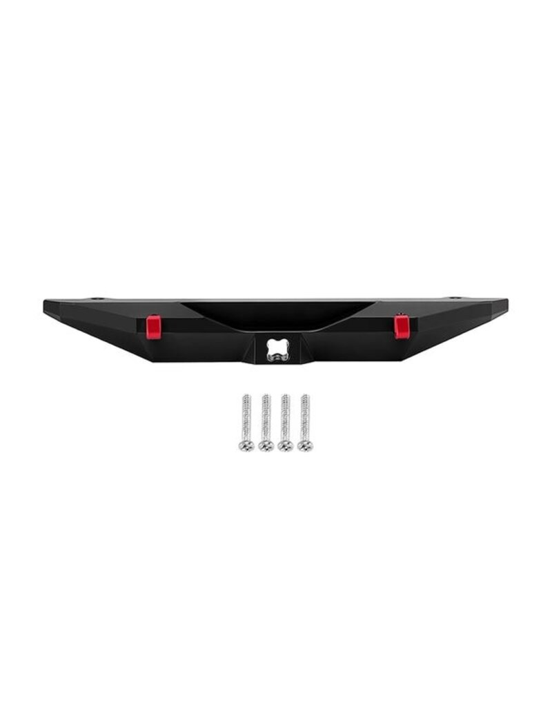 INJORA INJSCX30-1716FR AXIAL SCX30 ALUMINUM BUMPERS SET (BLACK) (JEEP WRANGLER JLU)