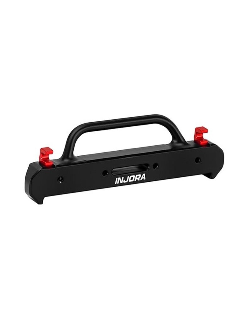 INJORA INJSCX30-1716FR AXIAL SCX30 ALUMINUM BUMPERS SET (BLACK) (JEEP WRANGLER JLU)