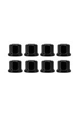 INJORA INJSCX30-12-8BK AXIAL SCX30 2MM STAINLESS STEEL WHEEL NUTS (BLACK) (8)