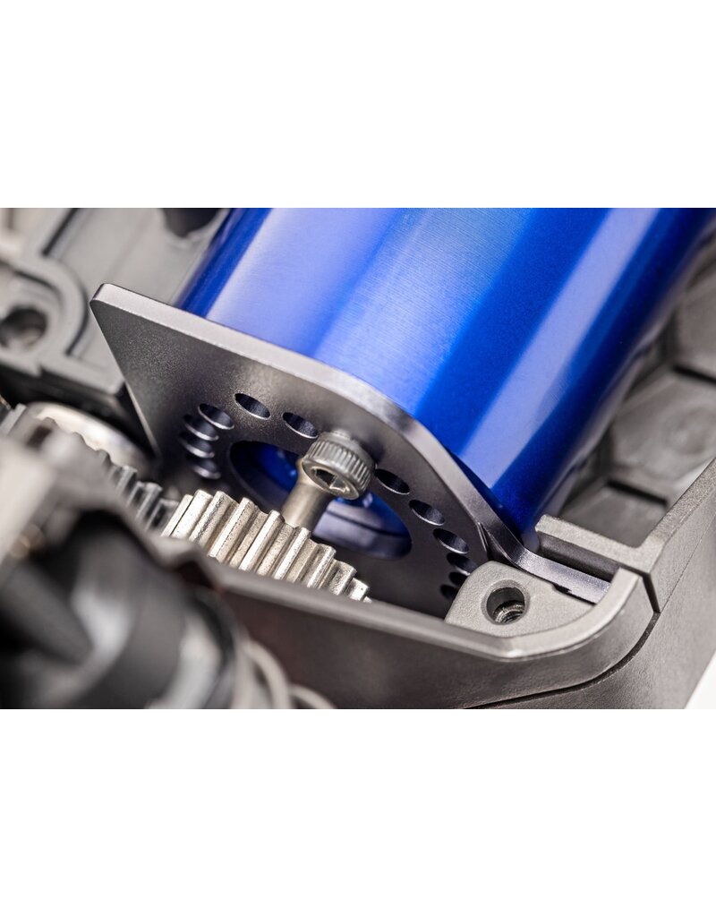 TRAXXAS TRA10769R ALUMINUM MOTOR PLATE AND GEAR COVER: GRAY