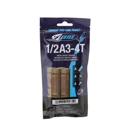 ESTES EST10035 1/2A3-4T BAGGED ROCKET ENGINES (4)