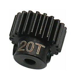 HOT RACING HRAMSG20M05 MOD 0.5 HARDENED STEEL PINION GEAR (2.3MM BORE) (20T)