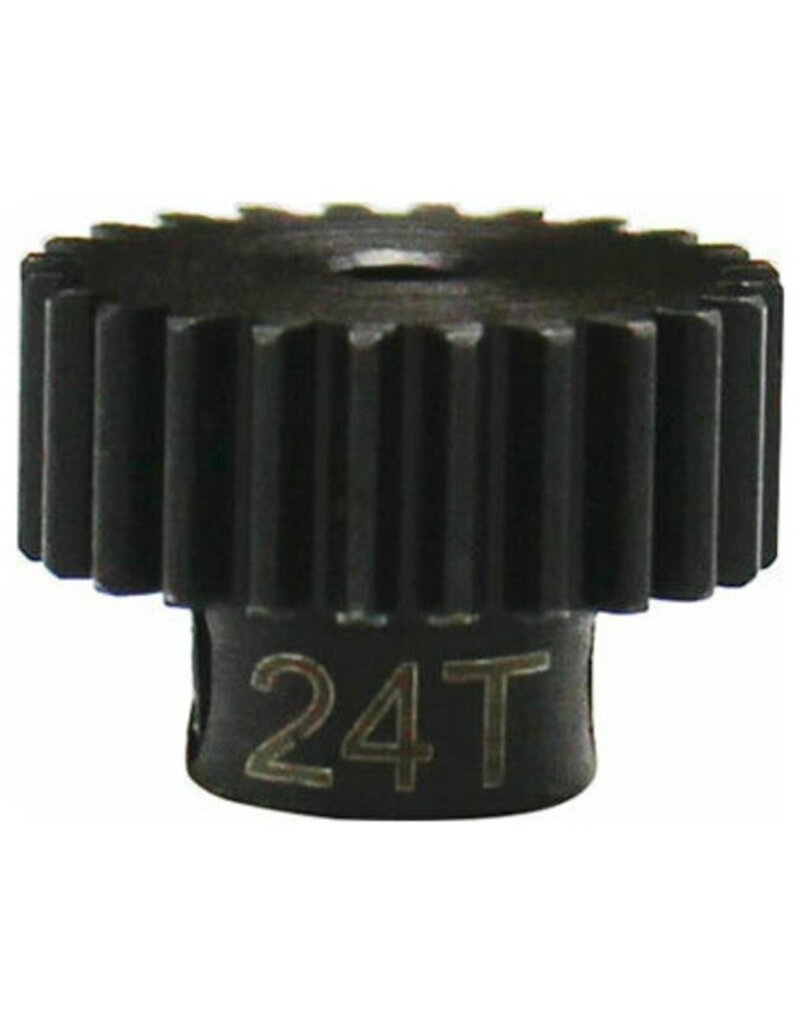 HOT RACING HRAMSG24M05 MOD 0.5 HARDENED STEEL PINION GEAR (2.3MM BORE) (24T)