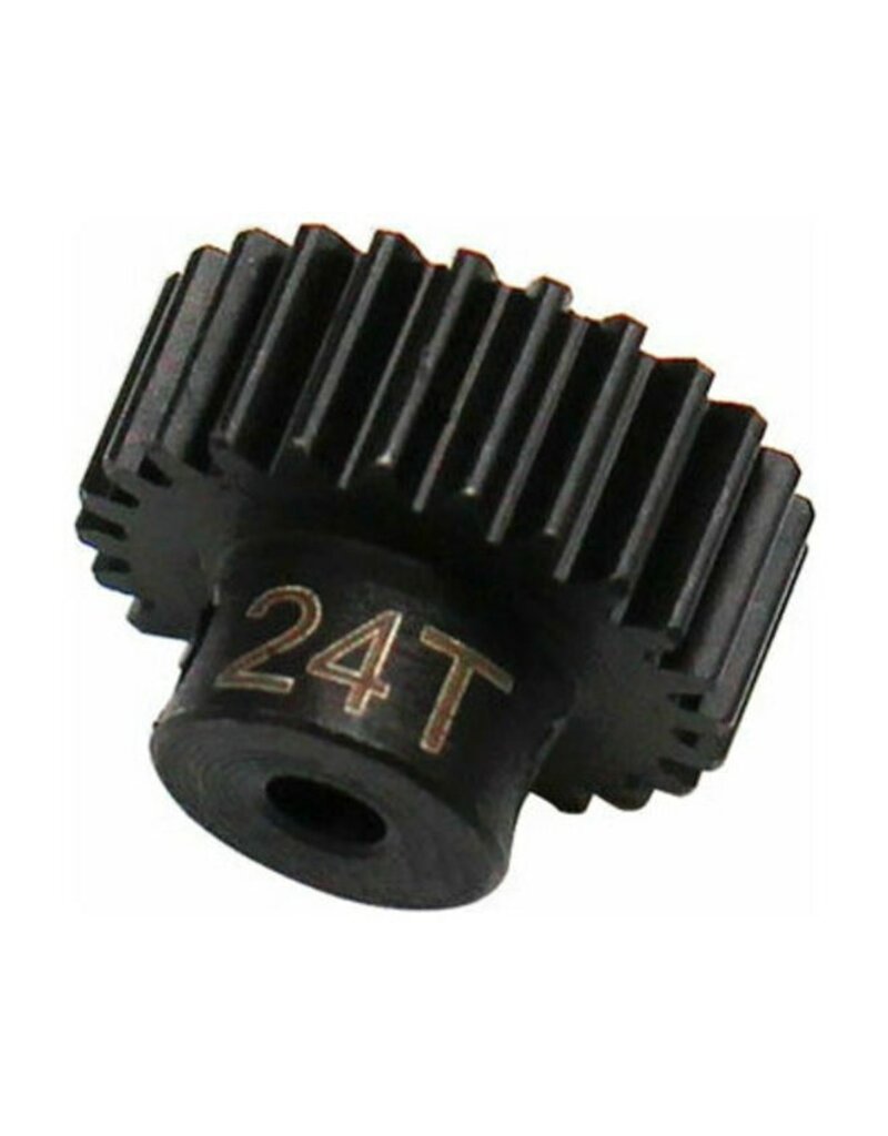 HOT RACING HRAMSG24M05 MOD 0.5 HARDENED STEEL PINION GEAR (2.3MM BORE) (24T)