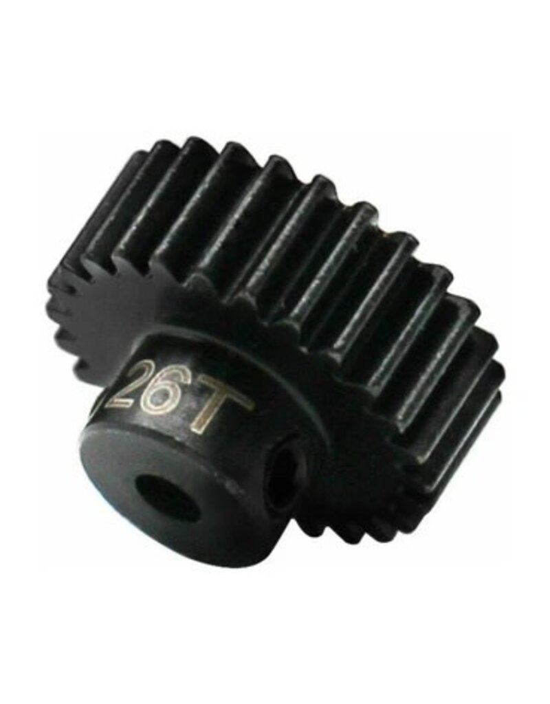 HOT RACING HRAMSG26M05 MOD 0.5 HARDENED STEEL PINION GEAR (2.3MM BORE) (26T)