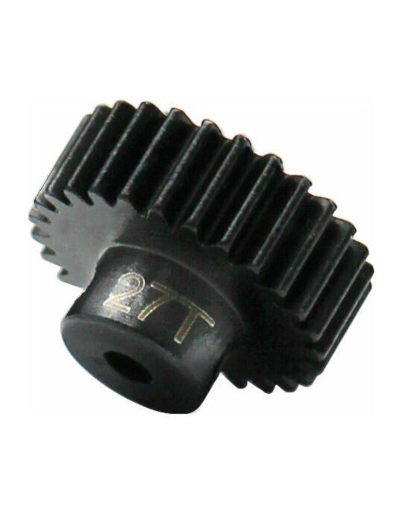HOT RACING HRAMSG27M05 MOD 0.5 HARDENED STEEL PINION GEAR (2.3MM BORE) (27T)