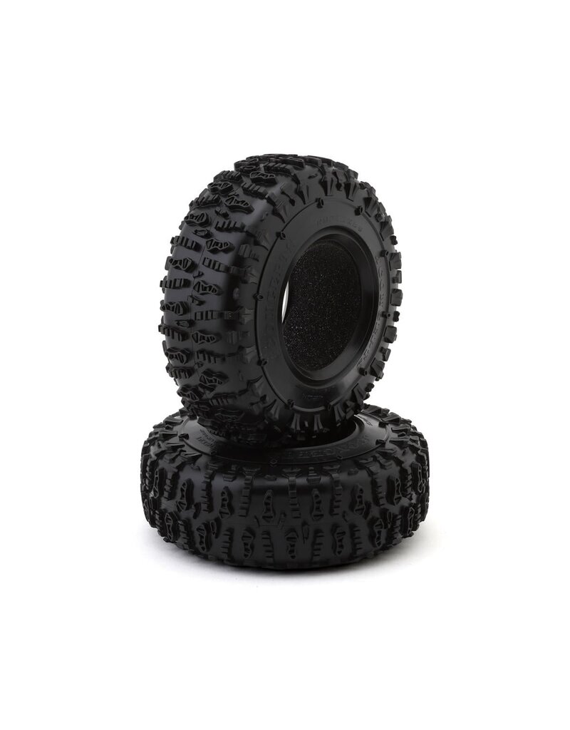 JCONCEPTS JCO4204-02 RUPTURES 2.2" ALL TERRAIN ROCK CRAWLER TIRES (2) (OD - 4.75”) (GREEN) W/FOAM INSERTS