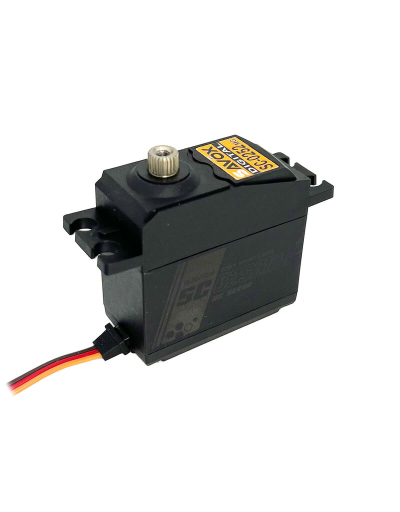 SAVOX SAVSC0252MGP STANDARD DIGITAL SERVO WITH SOFT START, 0.19SEC / 145OZ @ 6.0V