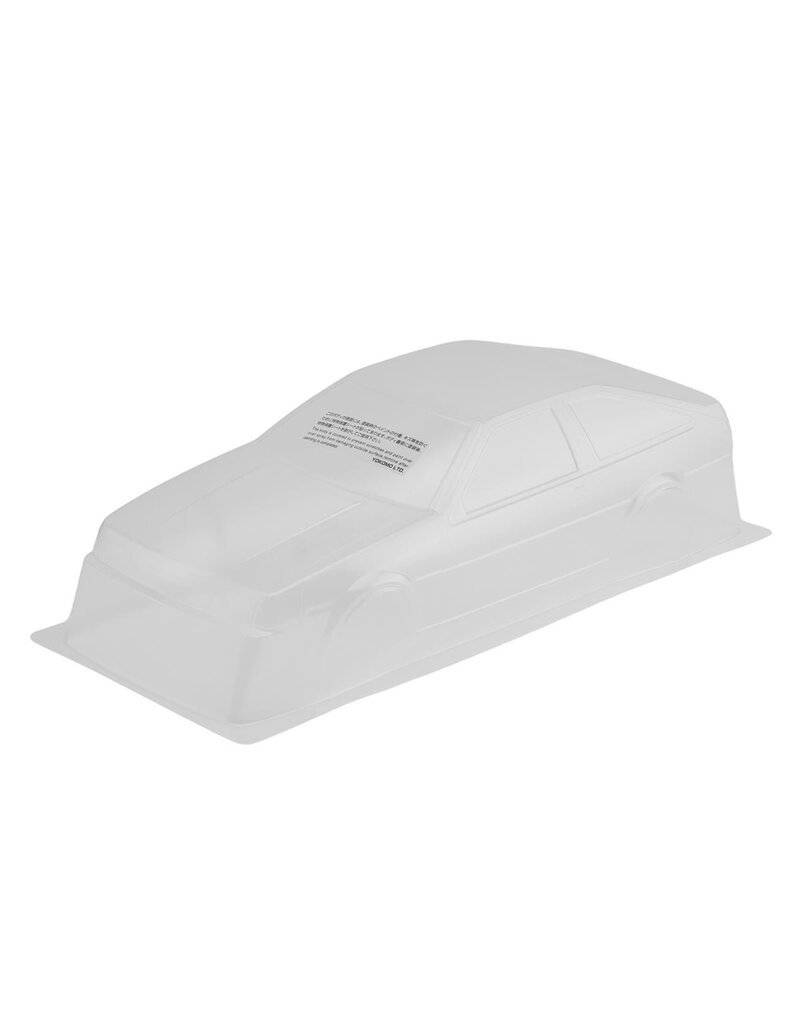YOKOMO YOKSD-AE86L3B 1/10 TOYOTA COROLLA LEVIN AE86 3-DOOR DRIFT BODY (CLEAR)