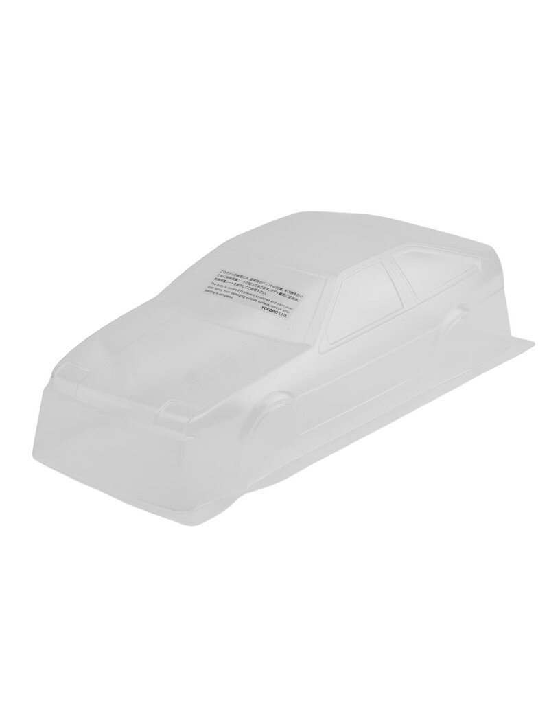 YOKOMO YOKSD-AE86T3B 1/10 TOYOTA SPRINTER TRUENO AE86 3-DOOR DRIFT BODY (CLEAR)