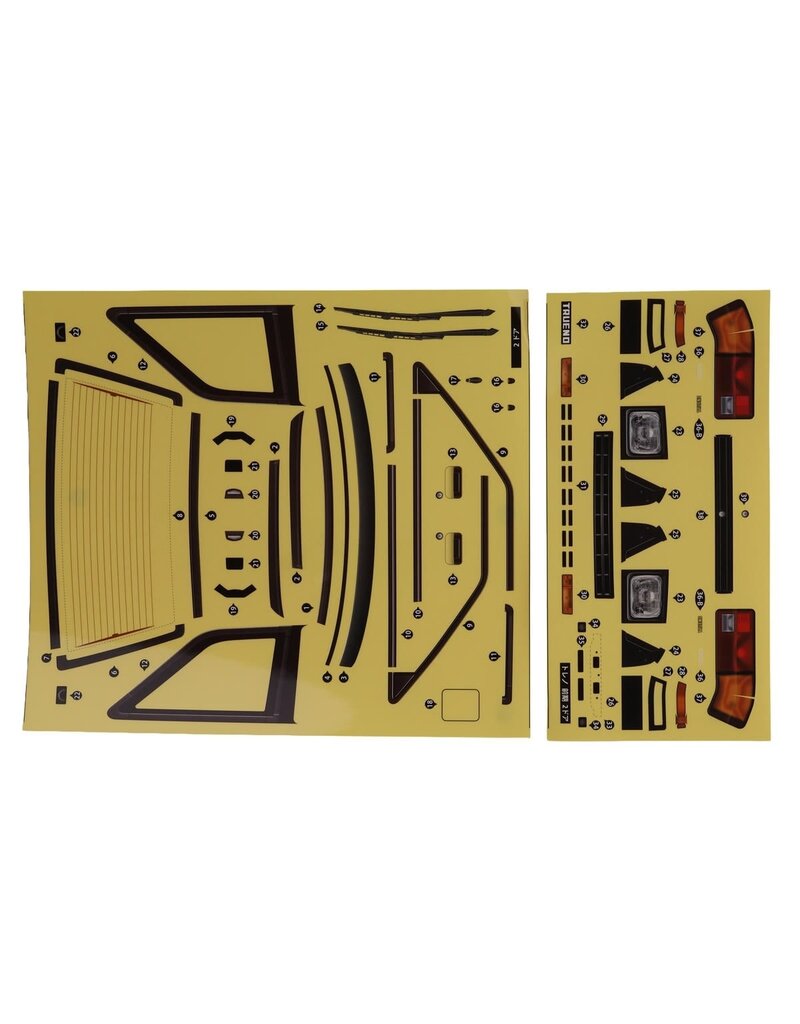 YOKOMO YOKSD-AE86T2B 1/10 TOYOTA SPRINTER TRUENO AE86 2-DOOR DRIFT BODY (CLEAR)