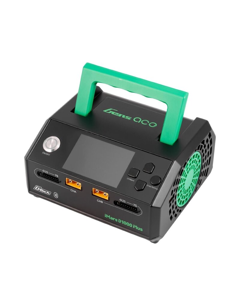 GENS ACE GEAD1000PLUS D1000PLUS G-TECH DUAL CHANNEL CHARGER 25A 1000W FOR 1S-7S