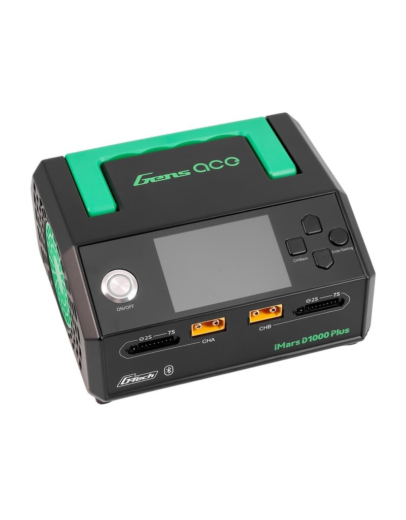 GENS ACE GEAD1000PLUS D1000PLUS G-TECH DUAL CHANNEL CHARGER 25A 1000W FOR 1S-7S