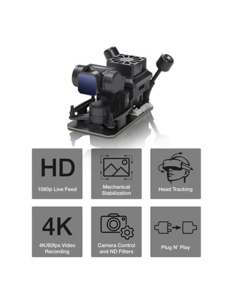 IRONQUAD IQXP001 XPLORERHD POV 4K CAMERA W/ X GOGGLE KIT