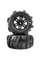 PROLINE RACING PRO1031210 DUMONT F/R MT TIRES MTD 12MM BLACK SPLIT SIX (2) FOR ARRMA MINI KRATON