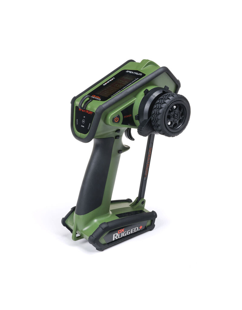 SPEKTRUM SPMR6220G DX RUGGED+ TX ONLY: GREEN