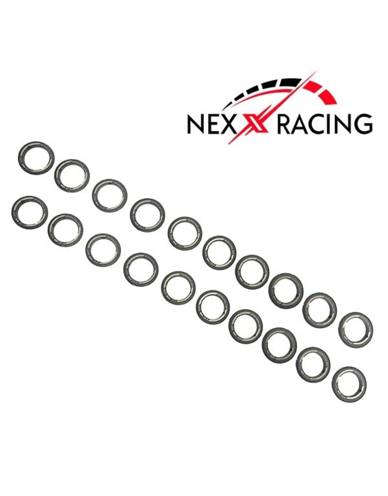 NEXX RACING NXUSA-EVO-416-2 NEXX RACING’S “JUD” FLANGE RINGS FOR EVO MESH RIMS (20PCS)
