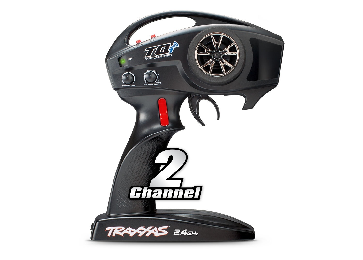 TRA6529R 2-CHANNEL TQI 2.4 GHZ TRANSMITTER WITH BRAKE BUTTON