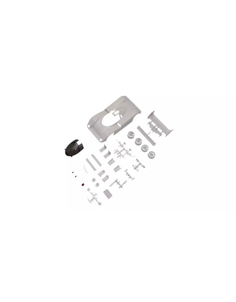 KYOSHO KYOMZN239 MZN239 JAGUAR XJR-14 WHITE BODY SET (W/RIMS)