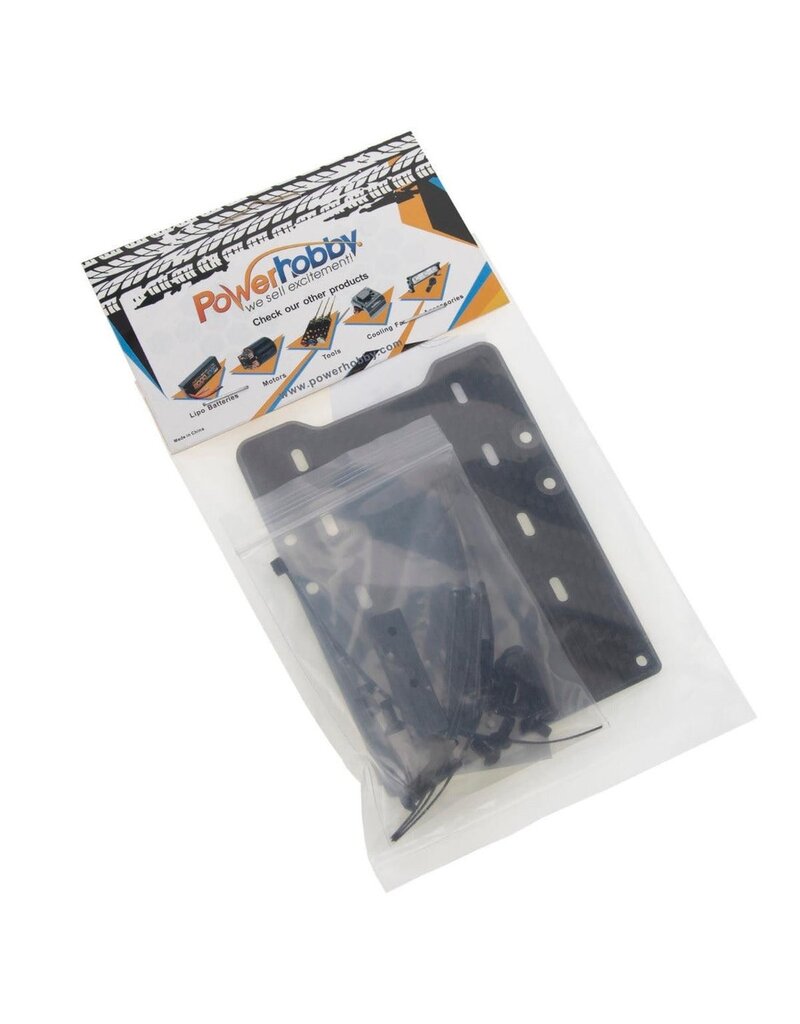 POWER HOBBY PHB5764 CARBON FIBER ESC PLATE FOR X-MAXX