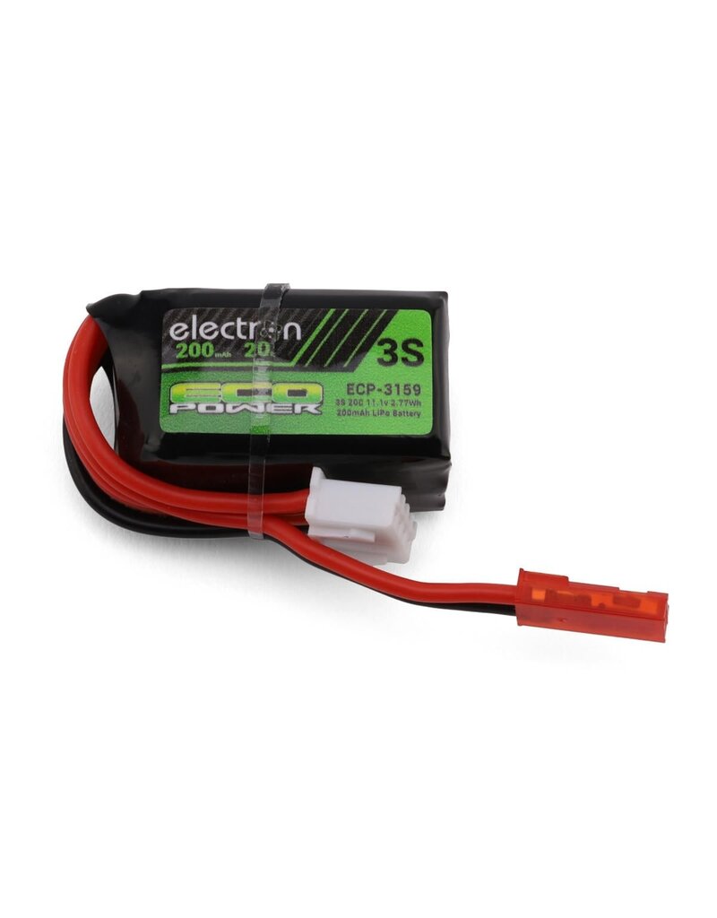 ECOPOWER ECP-3159 "ELECTRON" 3S 20C LIPO BATTERY W/JST CONNECTOR (11.1V/200MAH) (REDCAT® ASCENT 18 APEX®)