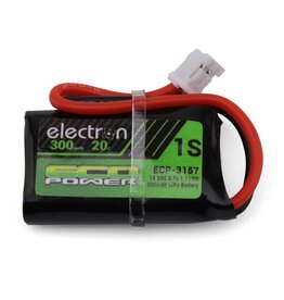 ECOPOWER ECP-3157 "ELECTRON" 1S 20C LIPO BATTERY W/PH 2.0 CONNECTOR (3.7V/300MAH) (REDCAT® ASCENT 32®)