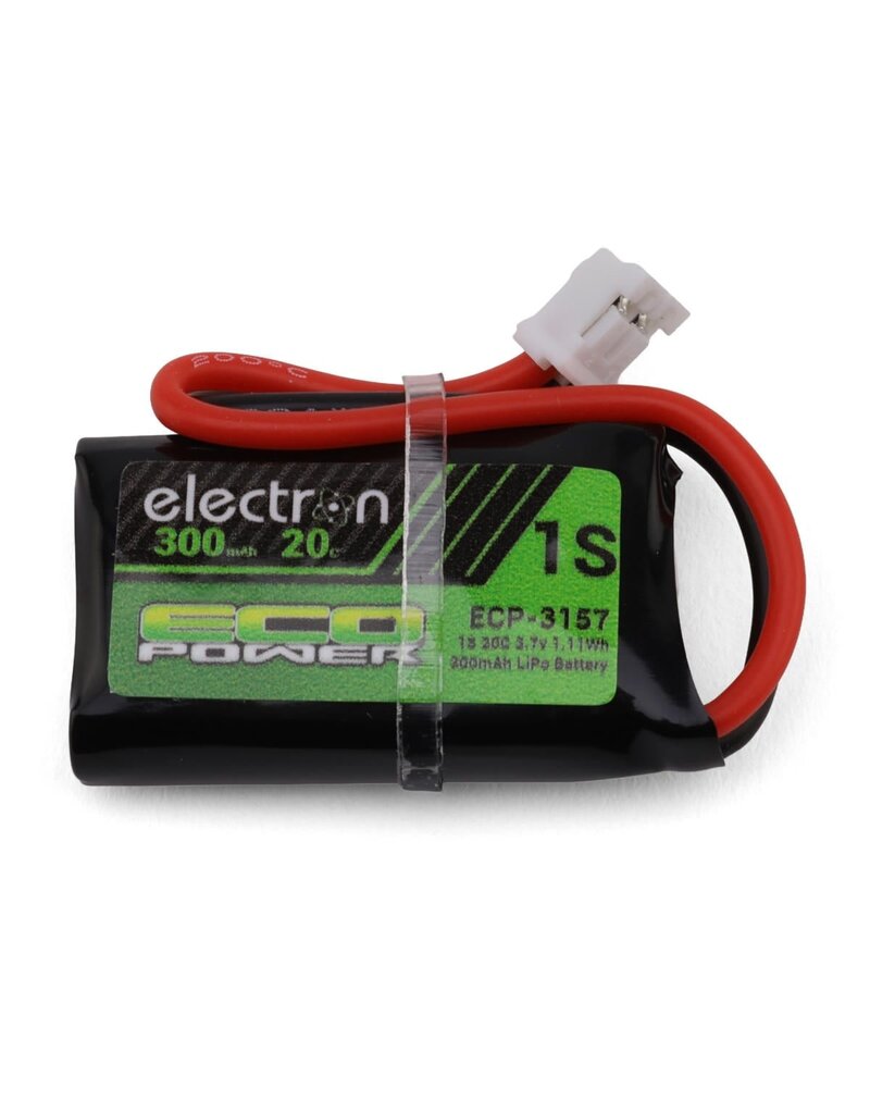ECOPOWER ECP-3157 "ELECTRON" 1S 20C LIPO BATTERY W/PH 2.0 CONNECTOR (3.7V/300MAH) (REDCAT® ASCENT 32®)