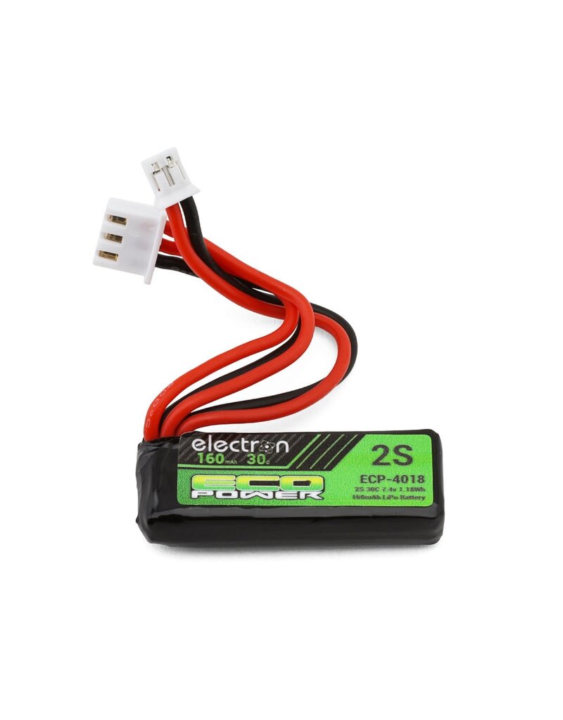 ECOPOWER ECP-4018 "ELECTRON" 2S 30C LIPO BATTERY PACK (7.4V/160MAH) (AXIAL® SCX30™) W/PH2.0 CONNECTOR