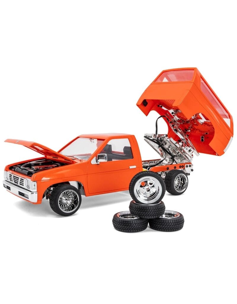REDCAT RACING RER43259 FOUNDERS EDITION 1993 NISSAN HARDBODY 1/10 RTR BED DANCER: ORANGE
