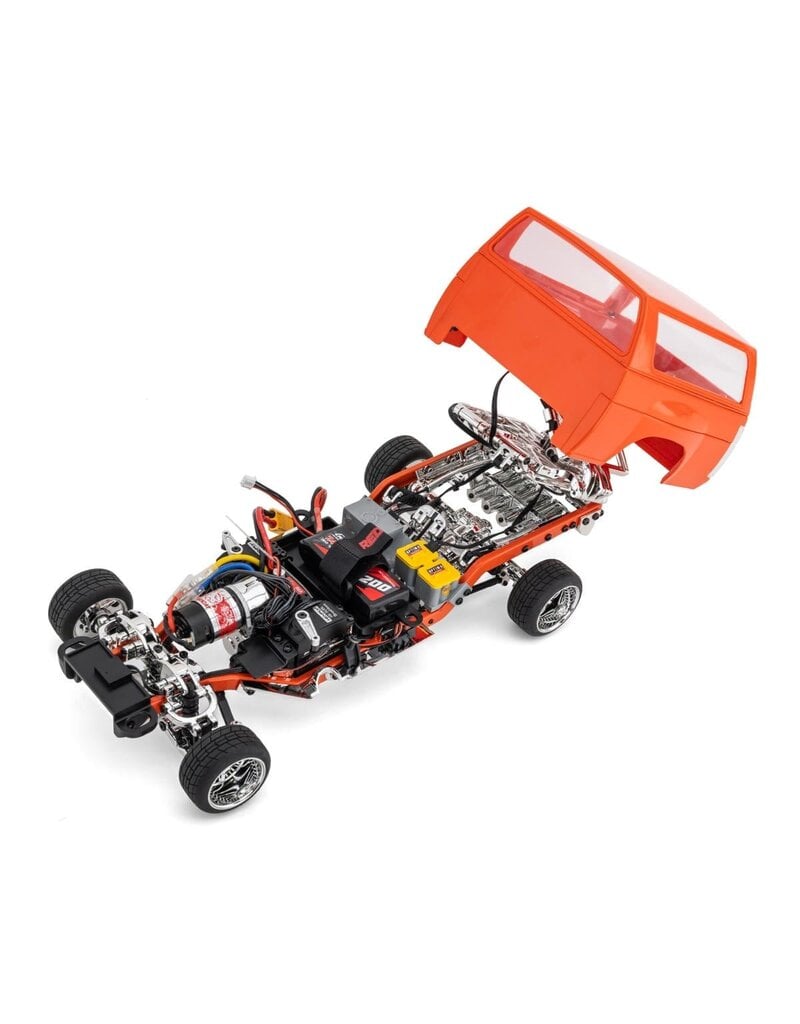 REDCAT RACING RER43259 FOUNDERS EDITION 1993 NISSAN HARDBODY 1/10 RTR BED DANCER: ORANGE