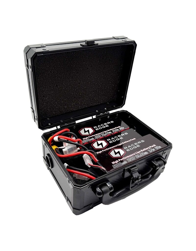 RACERS EDGE RCEPRO1600 PRO SERIES LIPO BATTERY CHARGING AND STORAGE HARD CASE